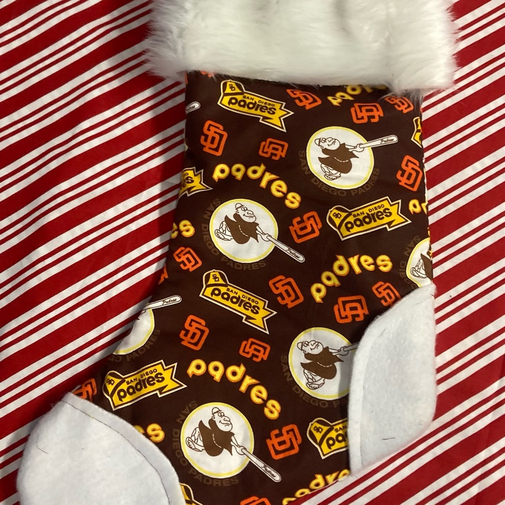 MLB San Diego PADRES Christmas stocking Custom